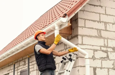 Pose et remplacement de gouttières à Fix-Saint-Geneys